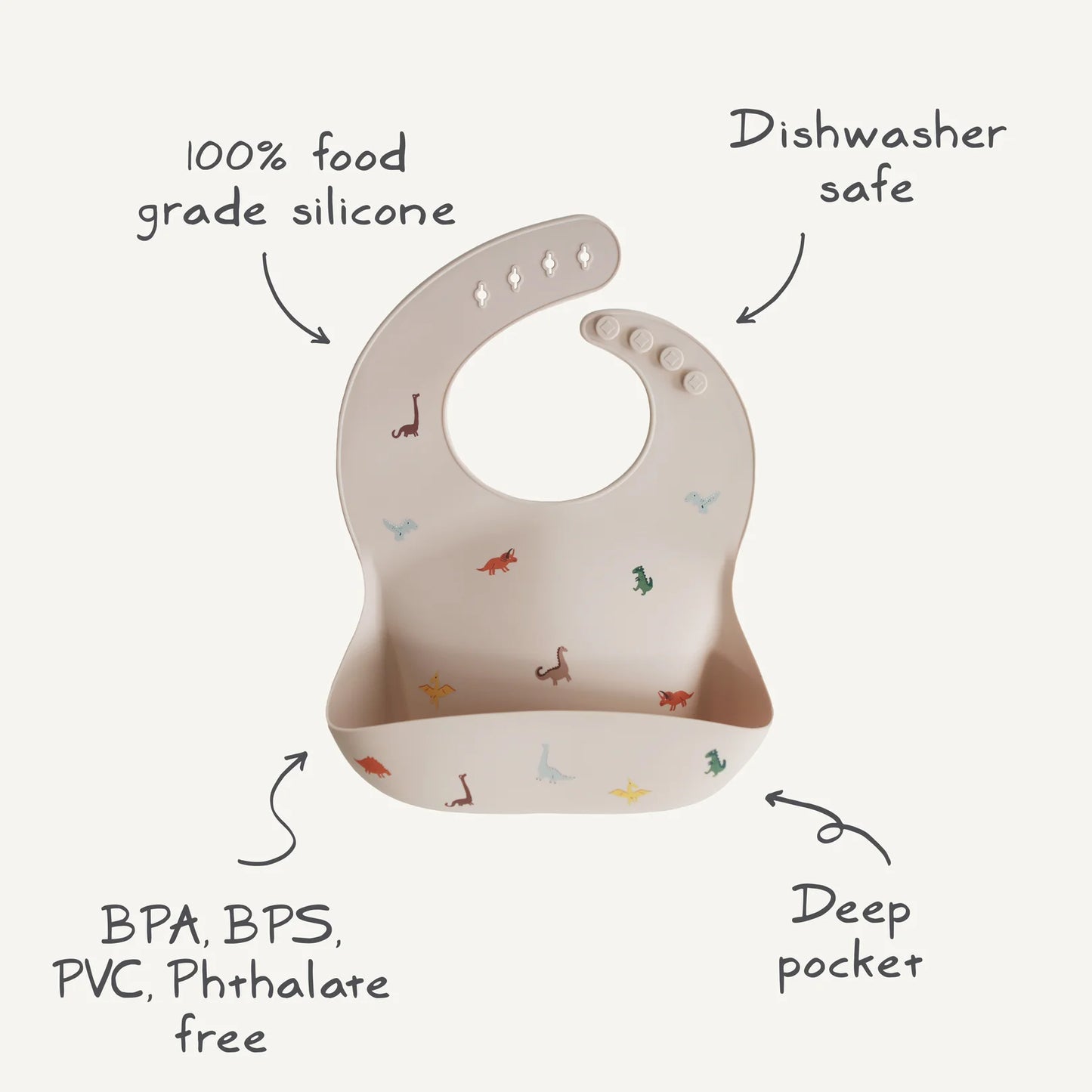 silicone bib
