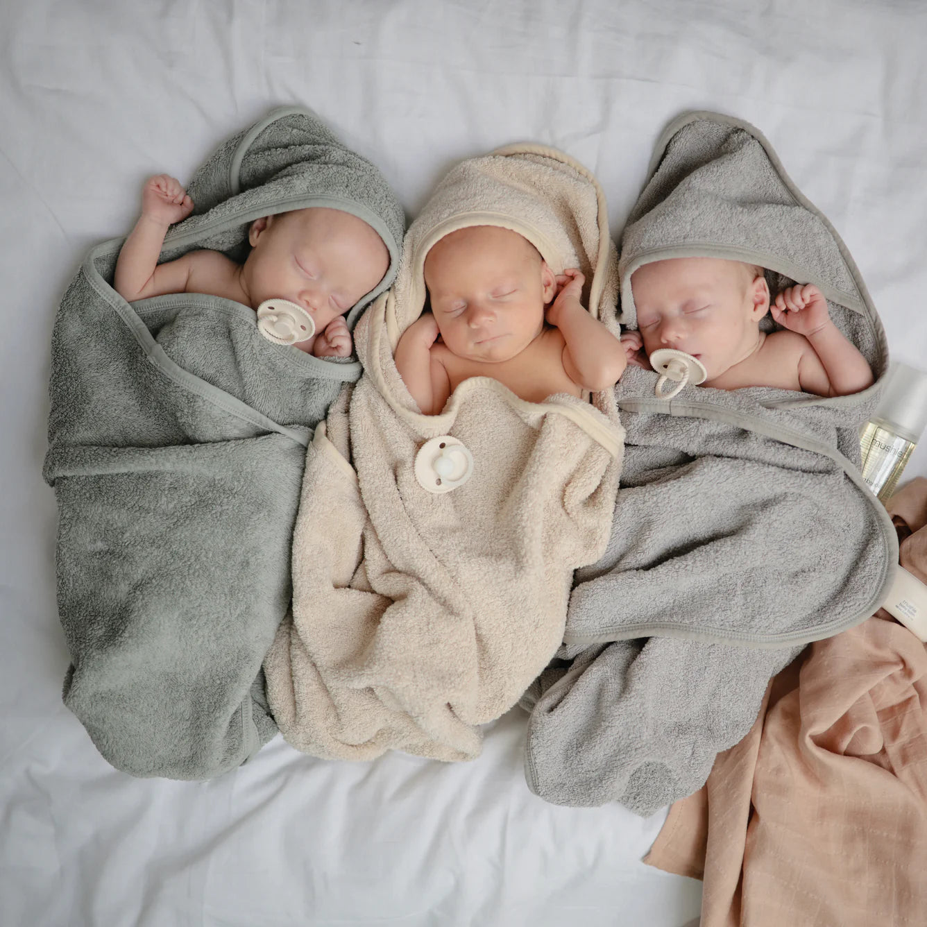 organic cotton baby hooded towel