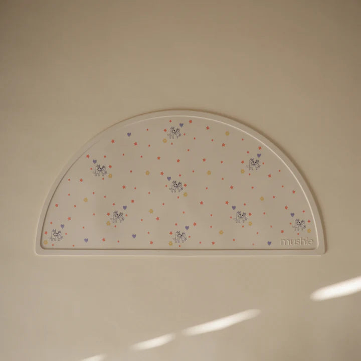 bluey x mushie silicone placemat