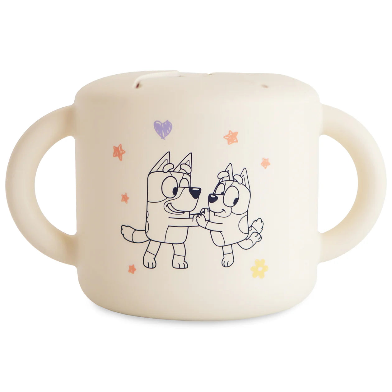 bluey x mushie snack cup