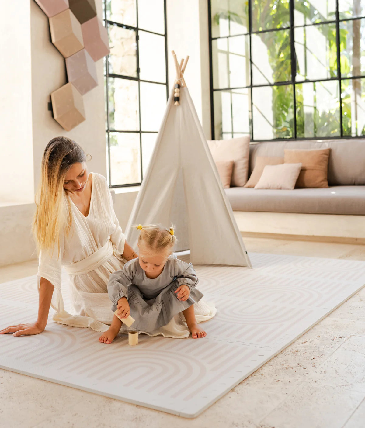 linear foam playmat