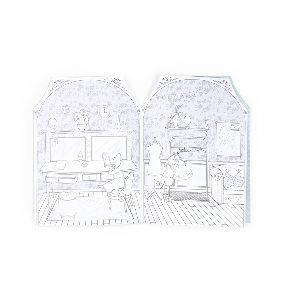coloring books with stickers