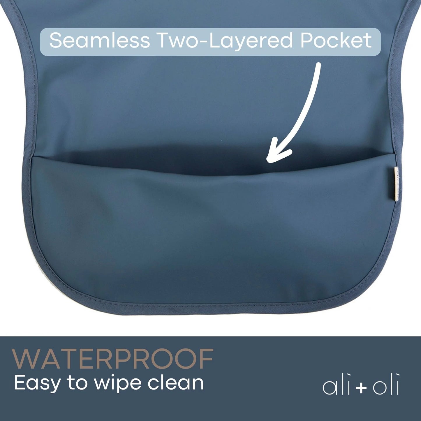 short sleeve smock bib (2 pack)