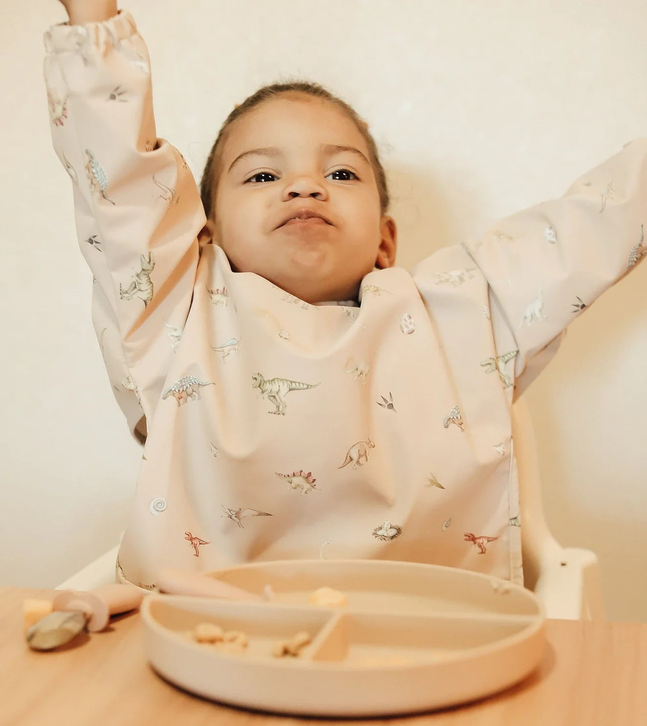 long & short sleeve smock bib (2 pack)