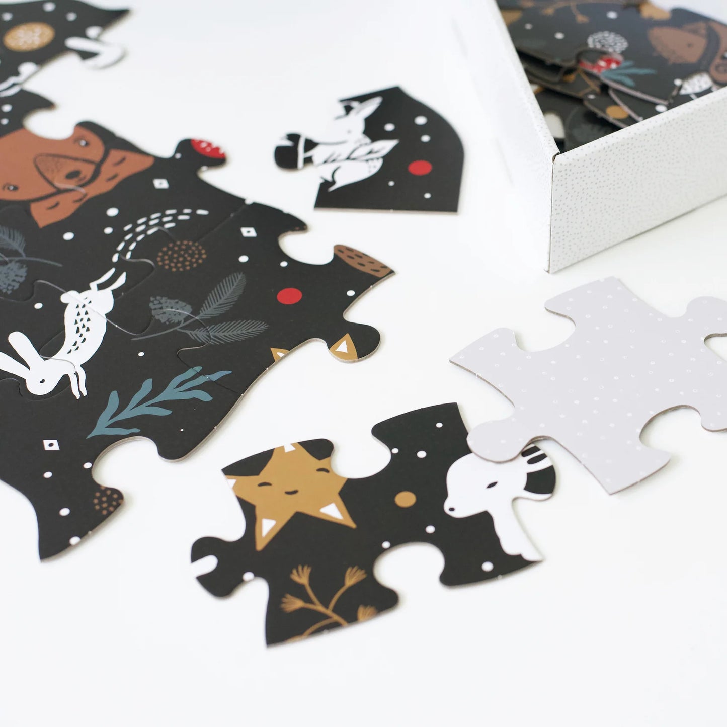 christmas tree floor puzzle
