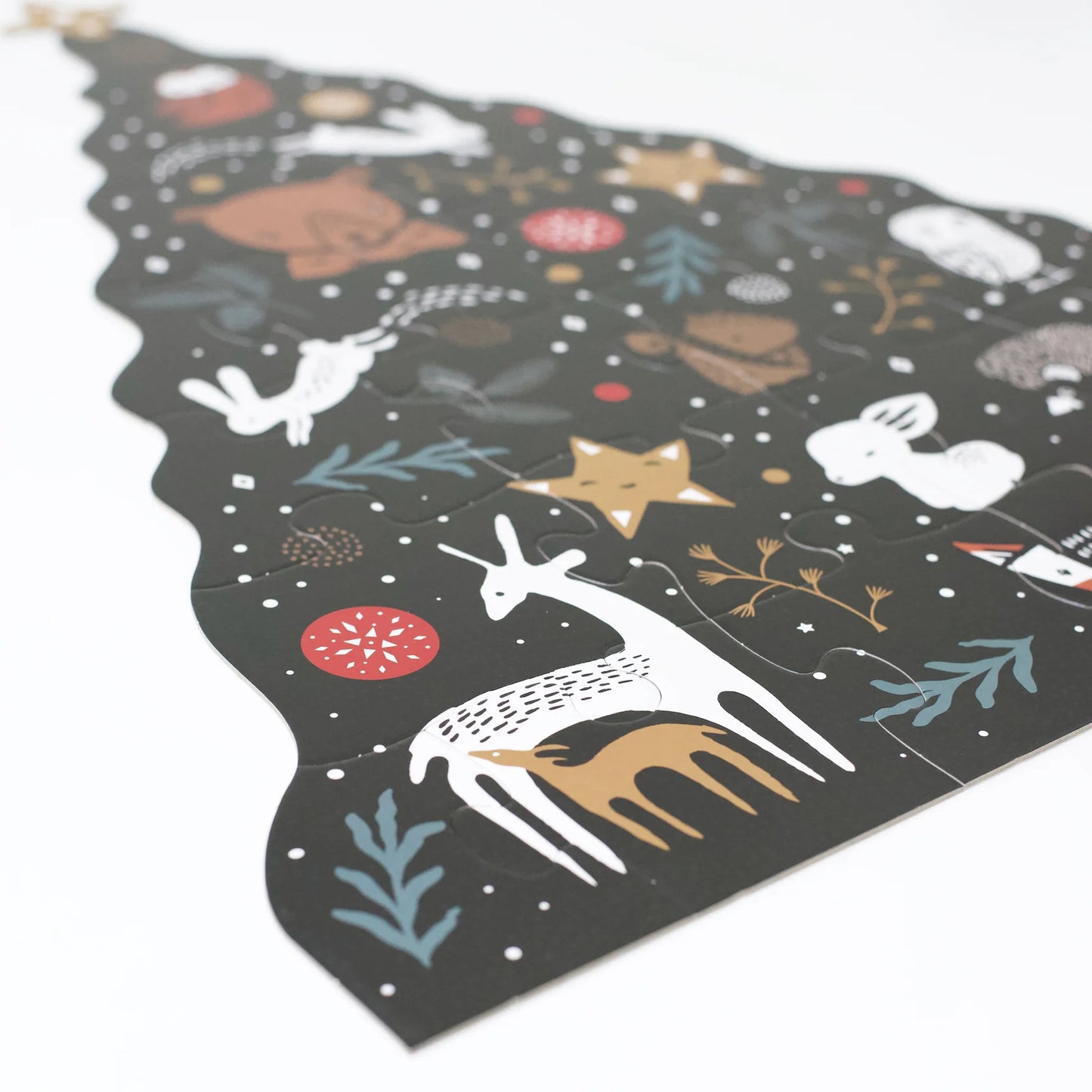 christmas tree floor puzzle