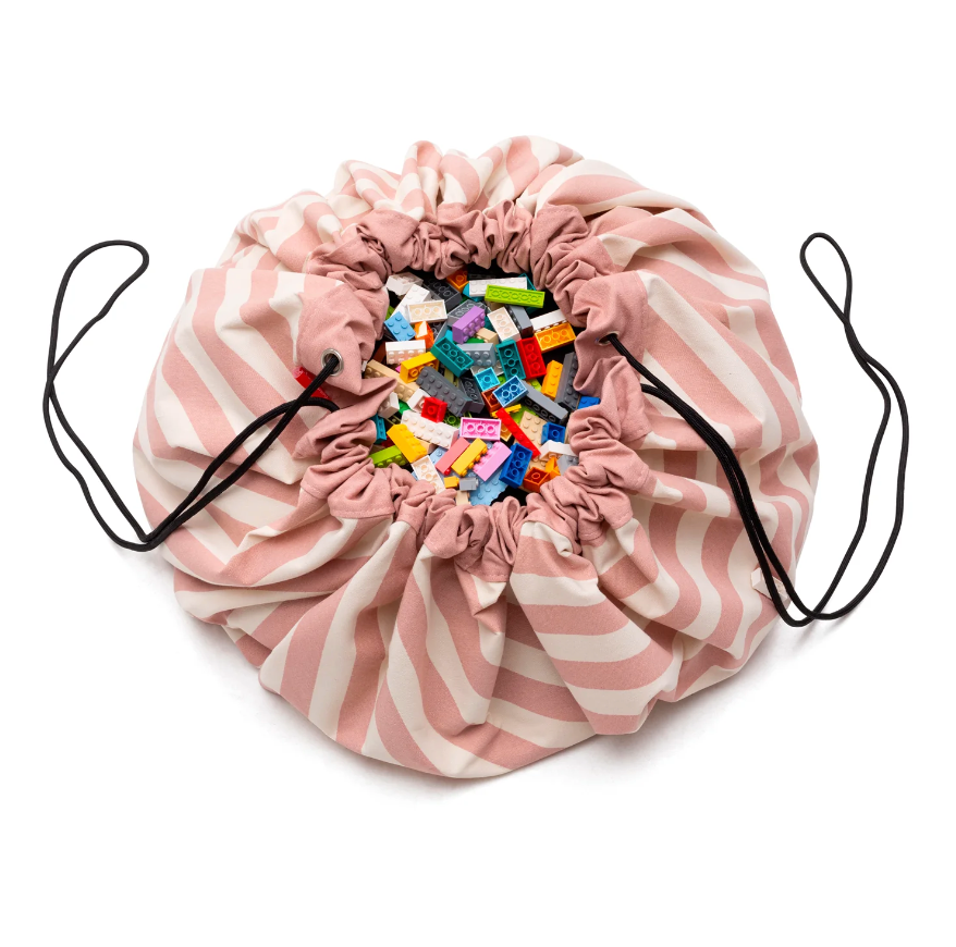 patterned toy storage bag