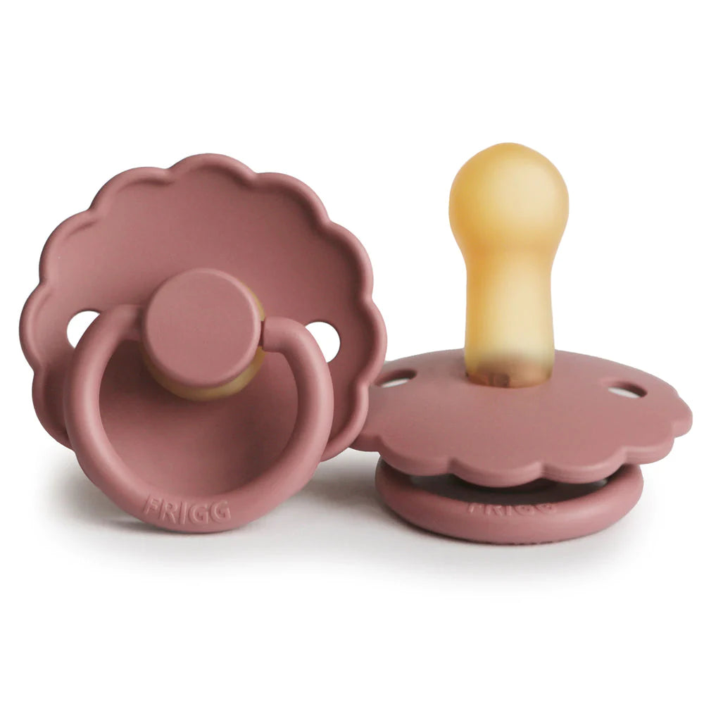 FRIGG natural rubber daisy pacifier