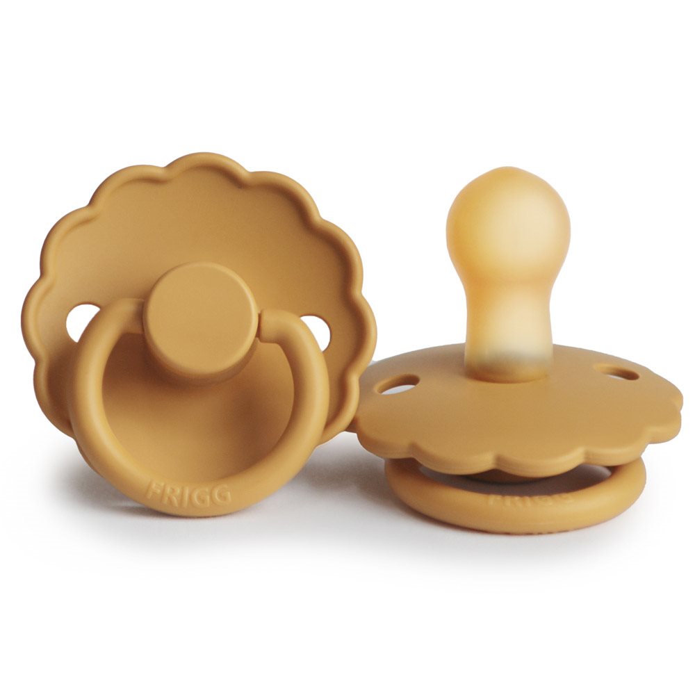 FRIGG natural rubber daisy pacifier