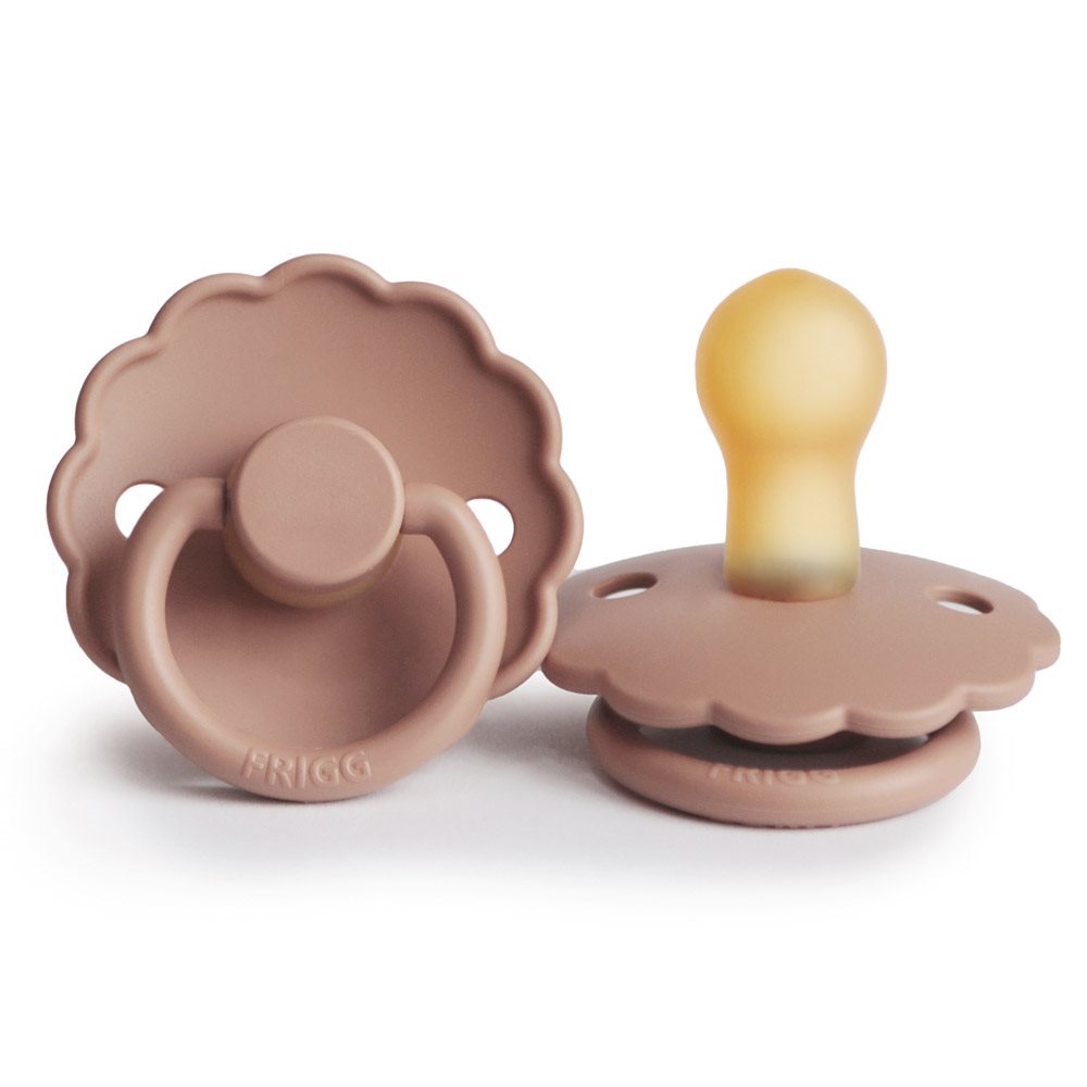 FRIGG natural rubber daisy pacifier