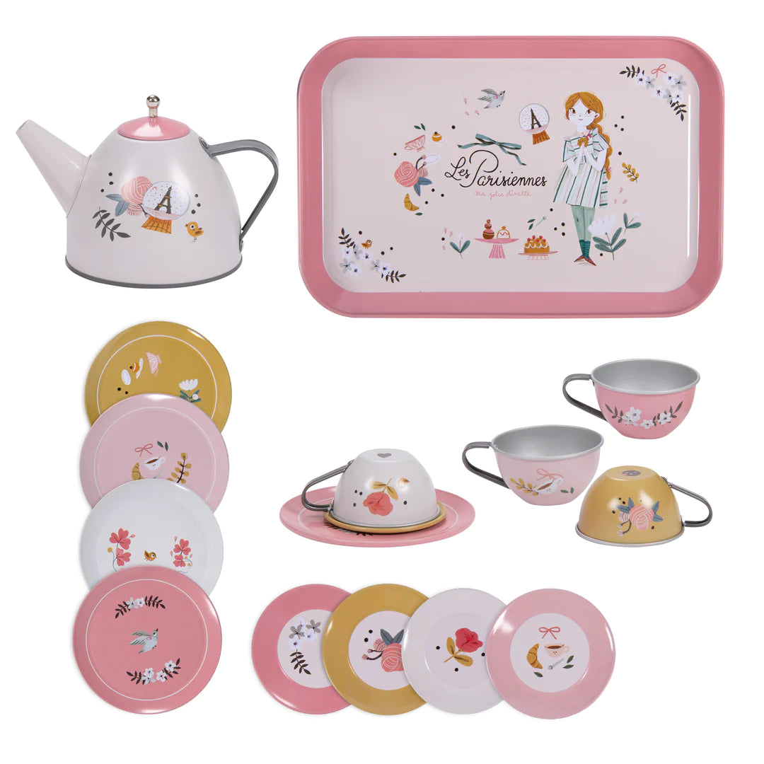 tea party metal set - the parisiennes