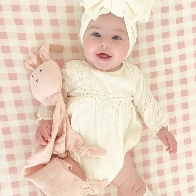 bunny cuddle security blanket