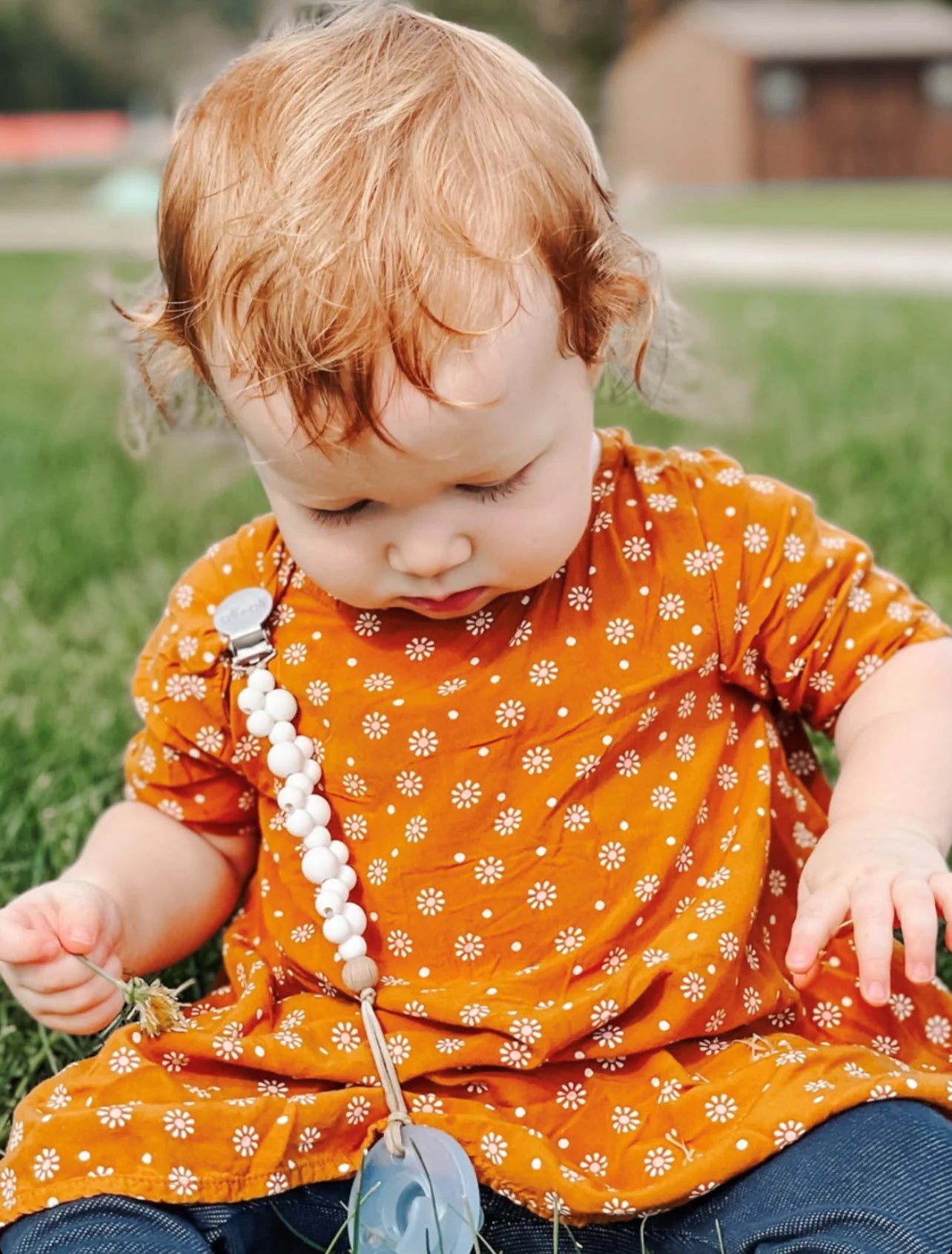 pacifier clip | bubbles