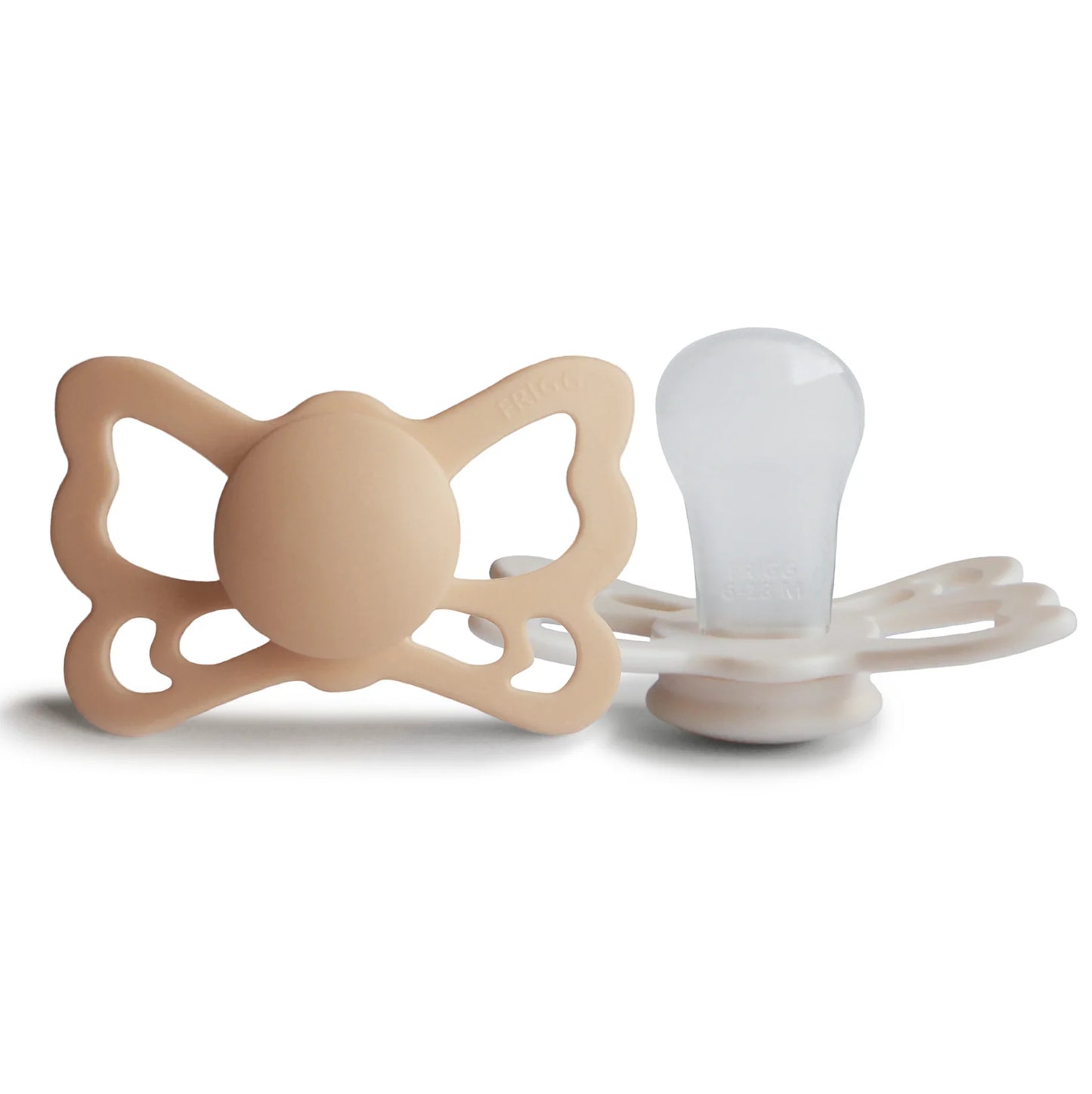 FRIGG butterfly anatomical silicone pacifier |2-pack| 6-18 months