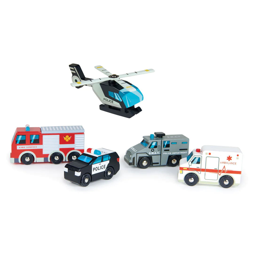emergency vehicles set