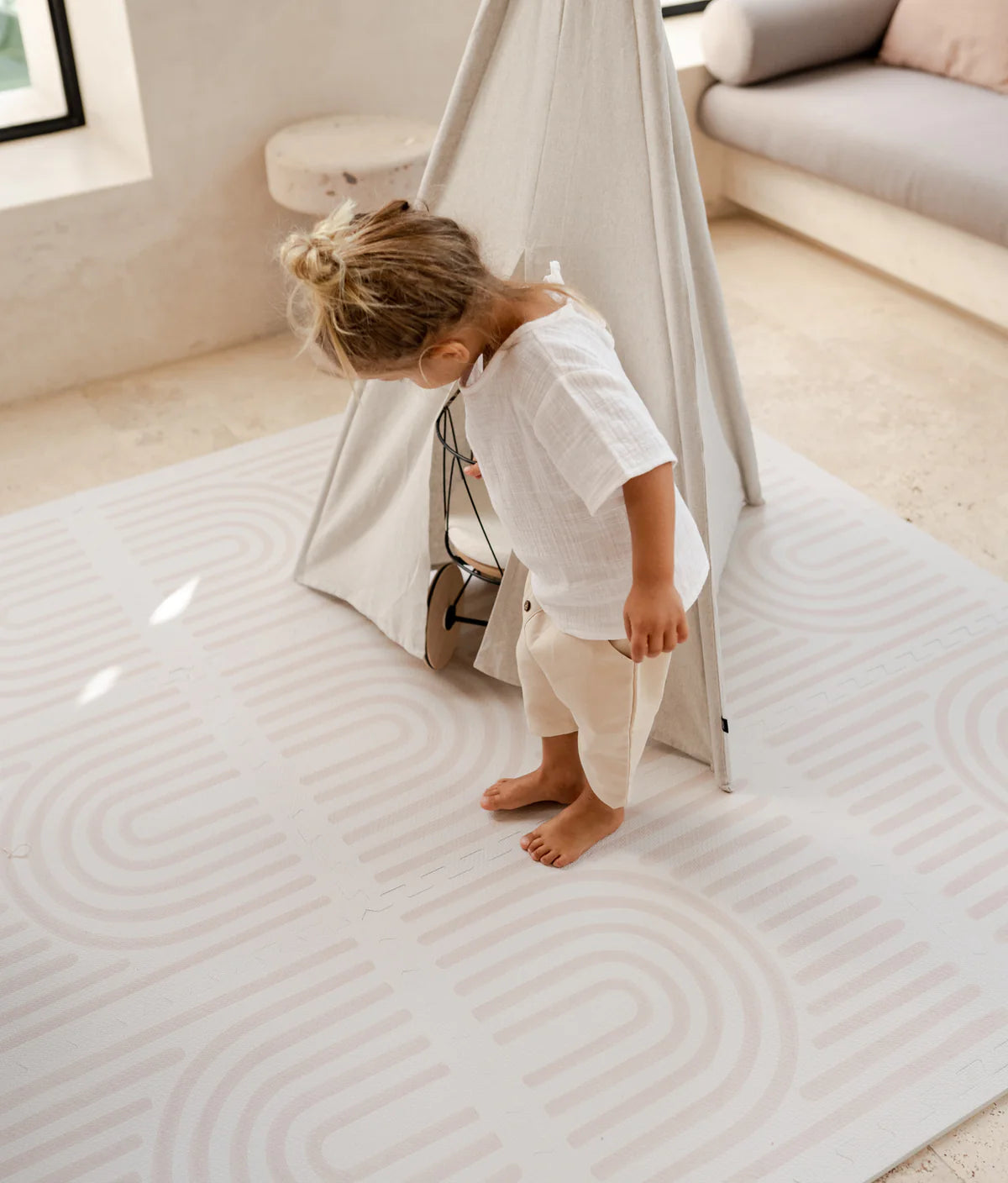 linear foam playmat