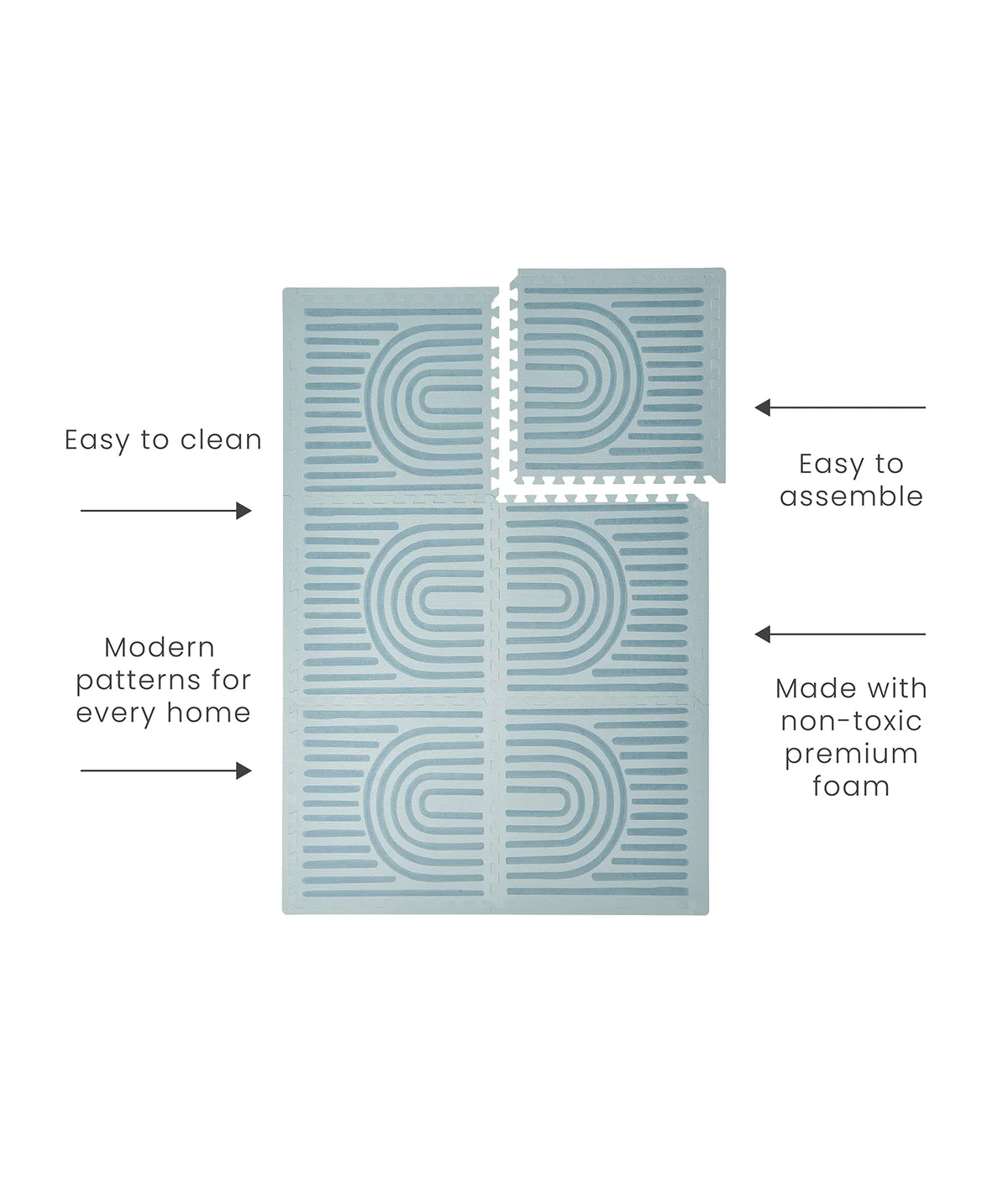 linear foam playmat