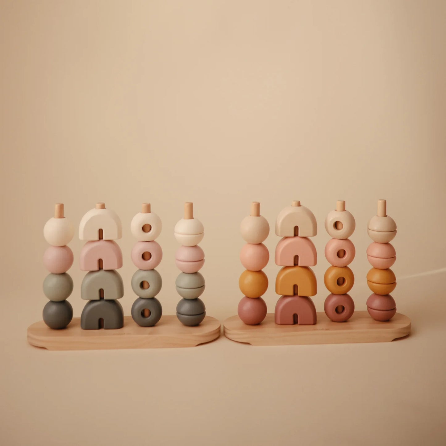 wooden multi shape stacker