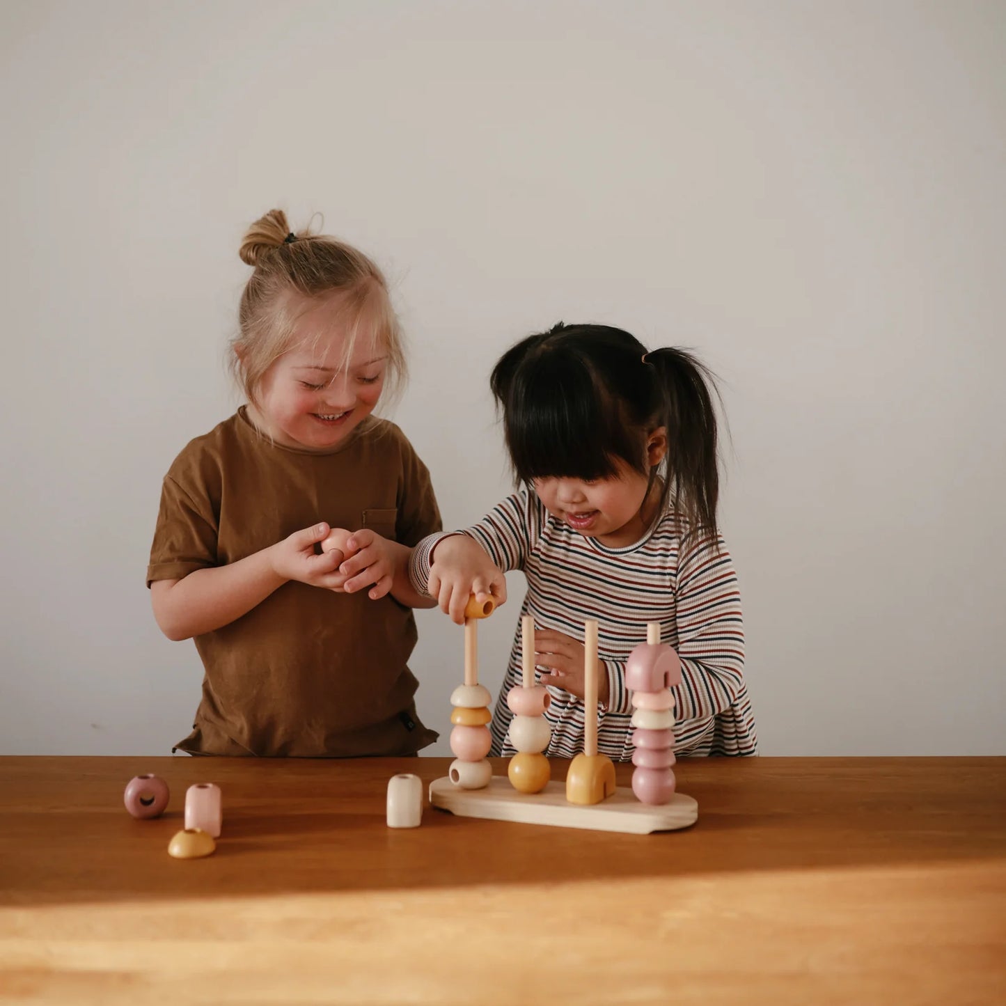 wooden multi shape stacker