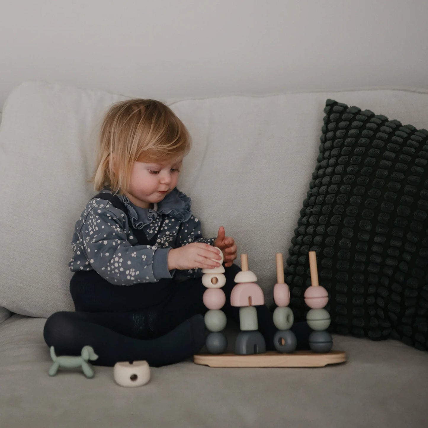wooden multi shape stacker