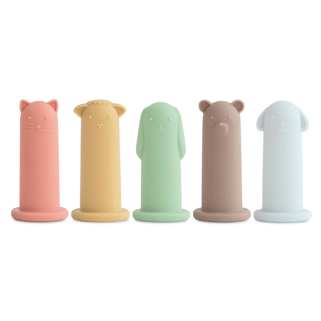 silicone animal finger puppets