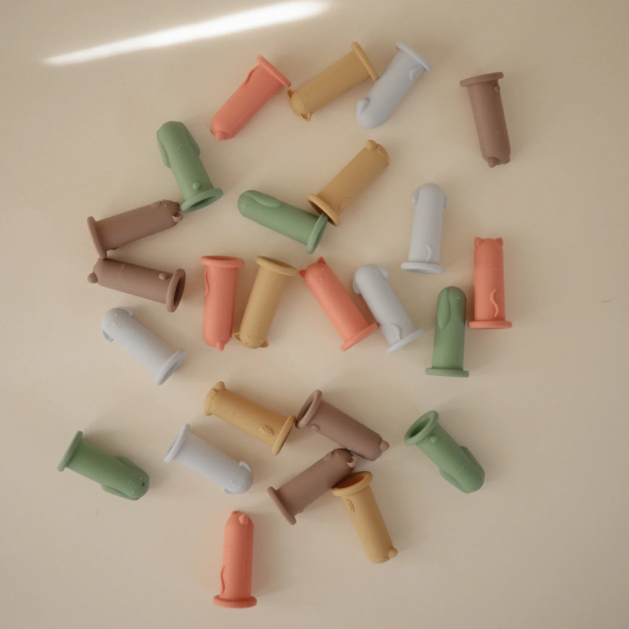 silicone animal finger puppets