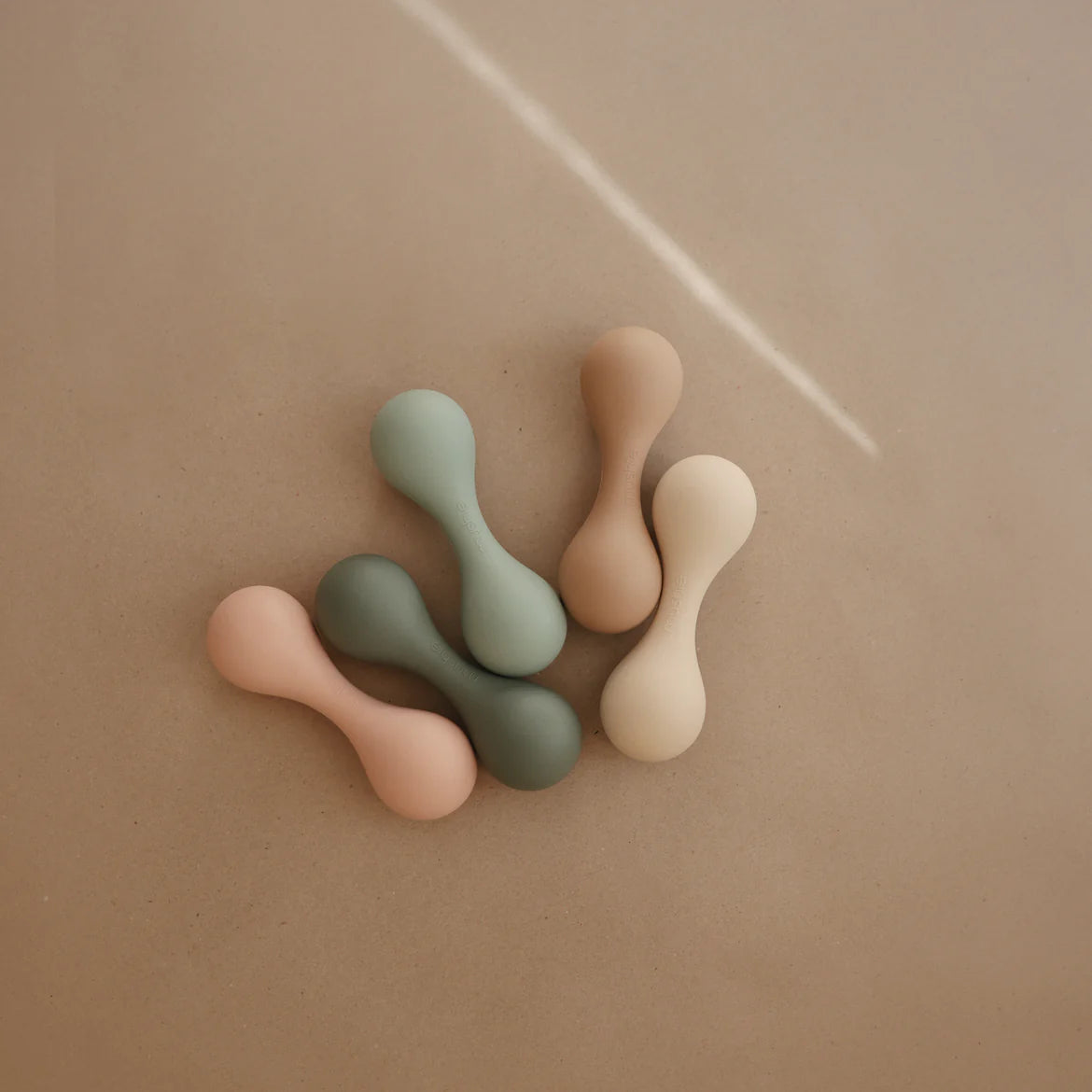 silicone baby rattle toy