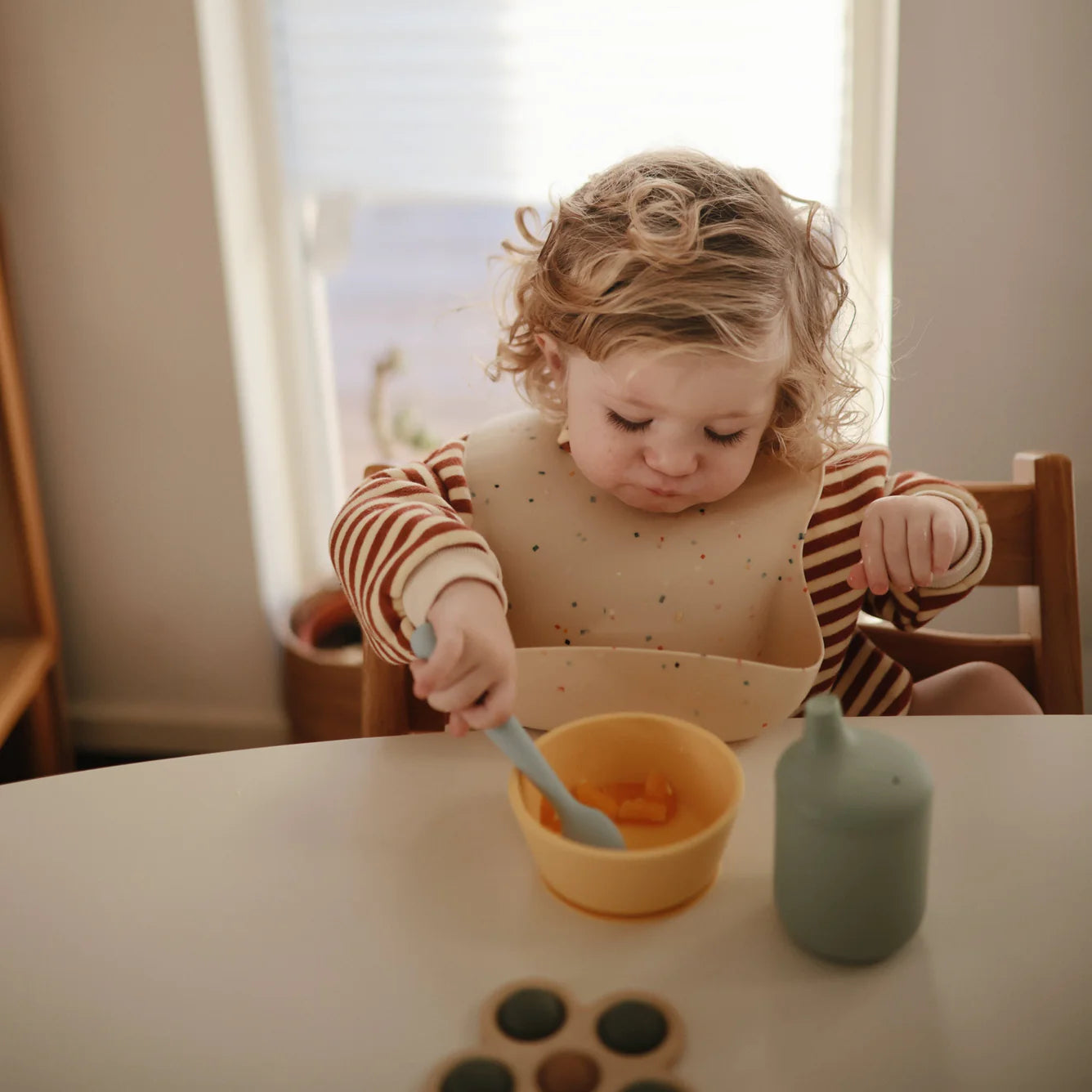 silicone feeding spoons (2 pack)