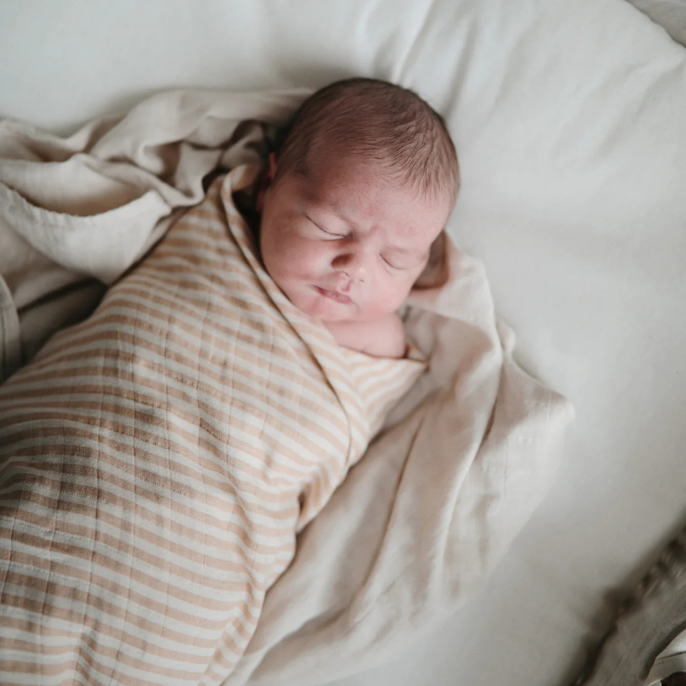 organic cotton muslin swaddle blanket