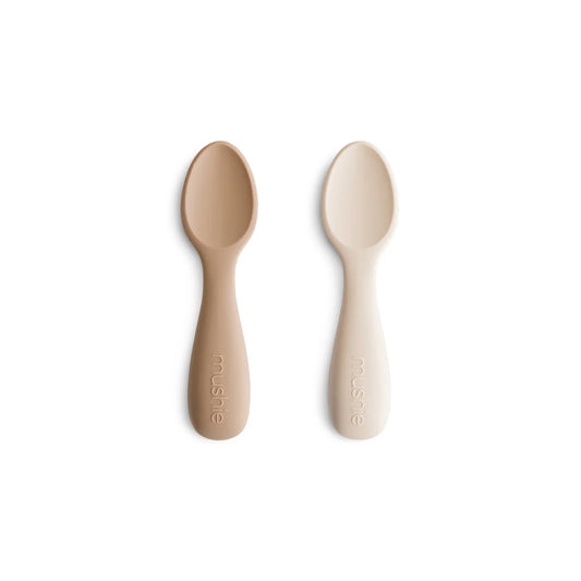 silicone toddler starter spoons 2-pack