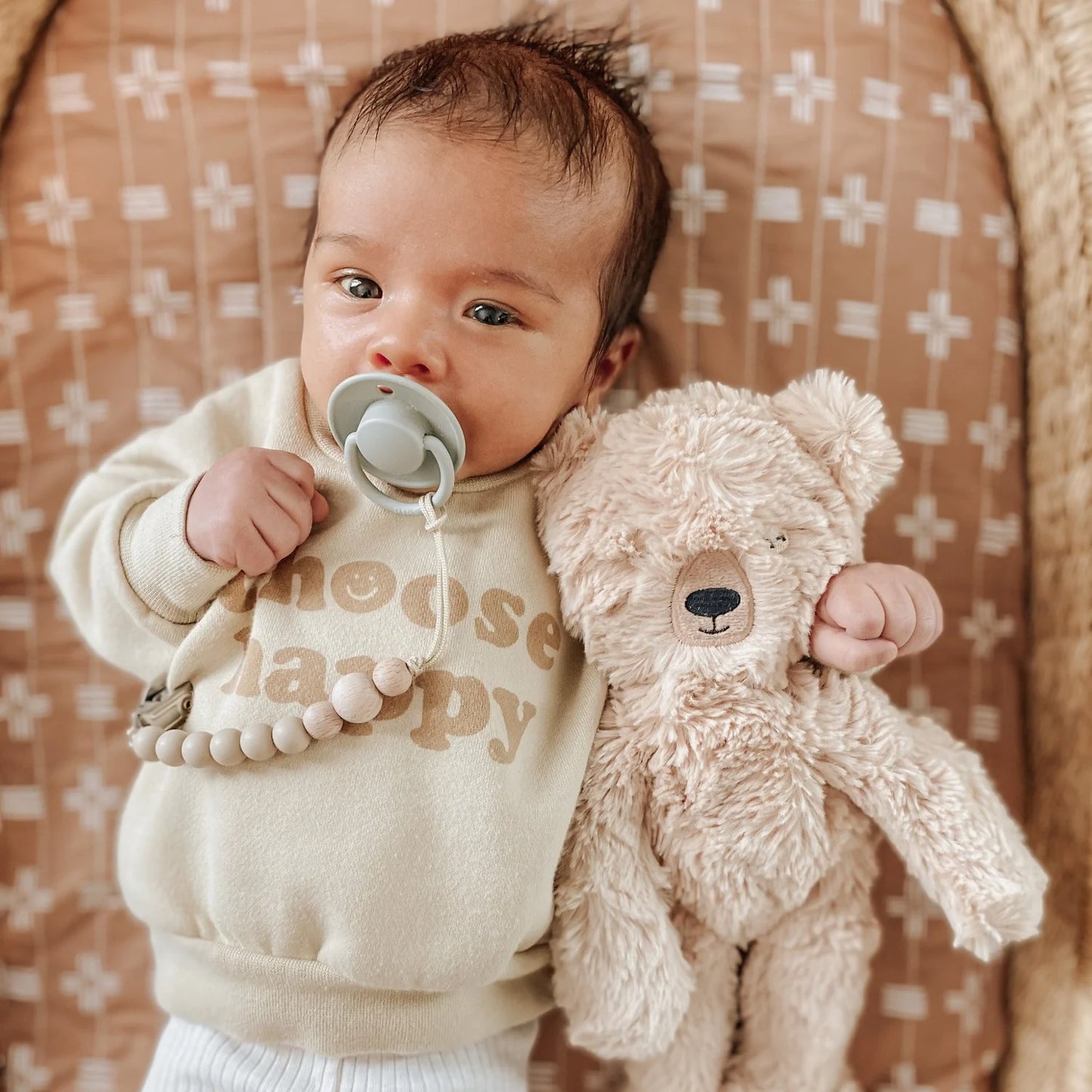 pacifier clip | wood