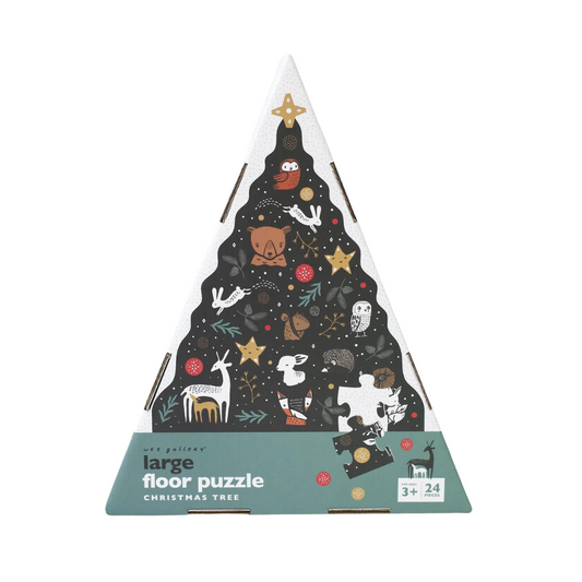 christmas tree floor puzzle