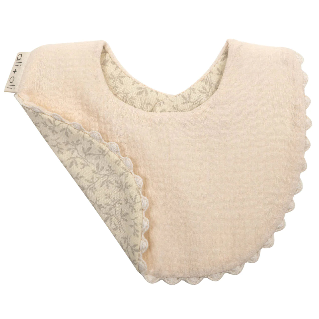 double sided muslin bib