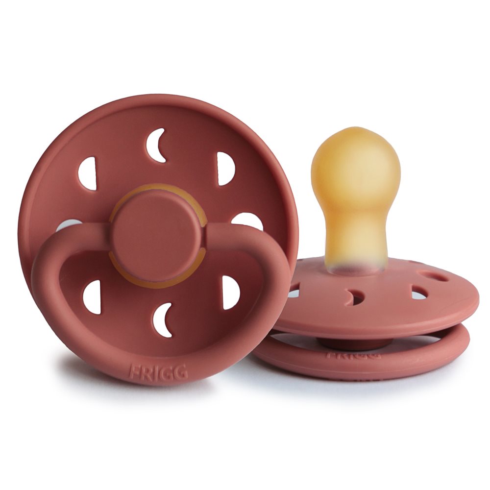 FRIGG natural rubber moon pacifier