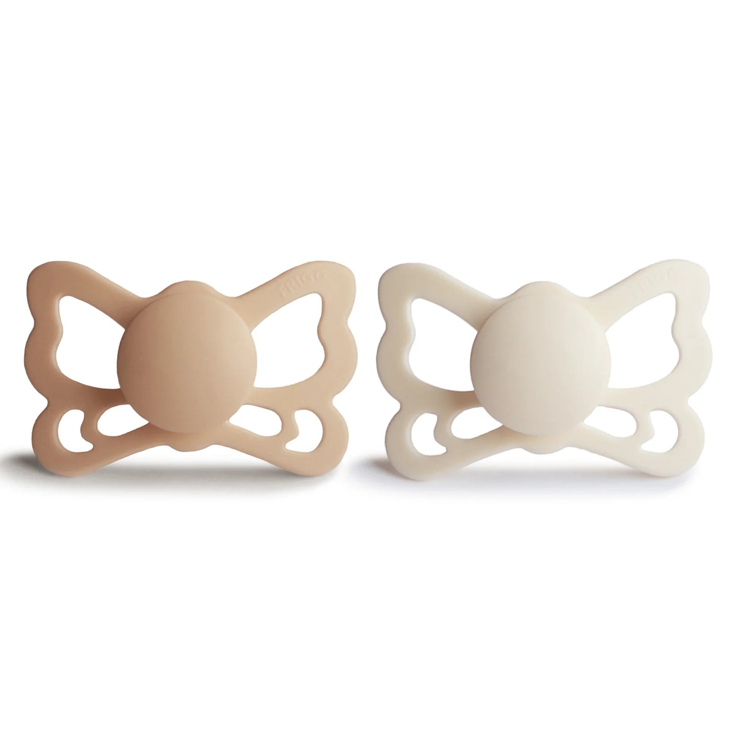 FRIGG butterfly anatomical silicone pacifier |2-pack| 6-18 months