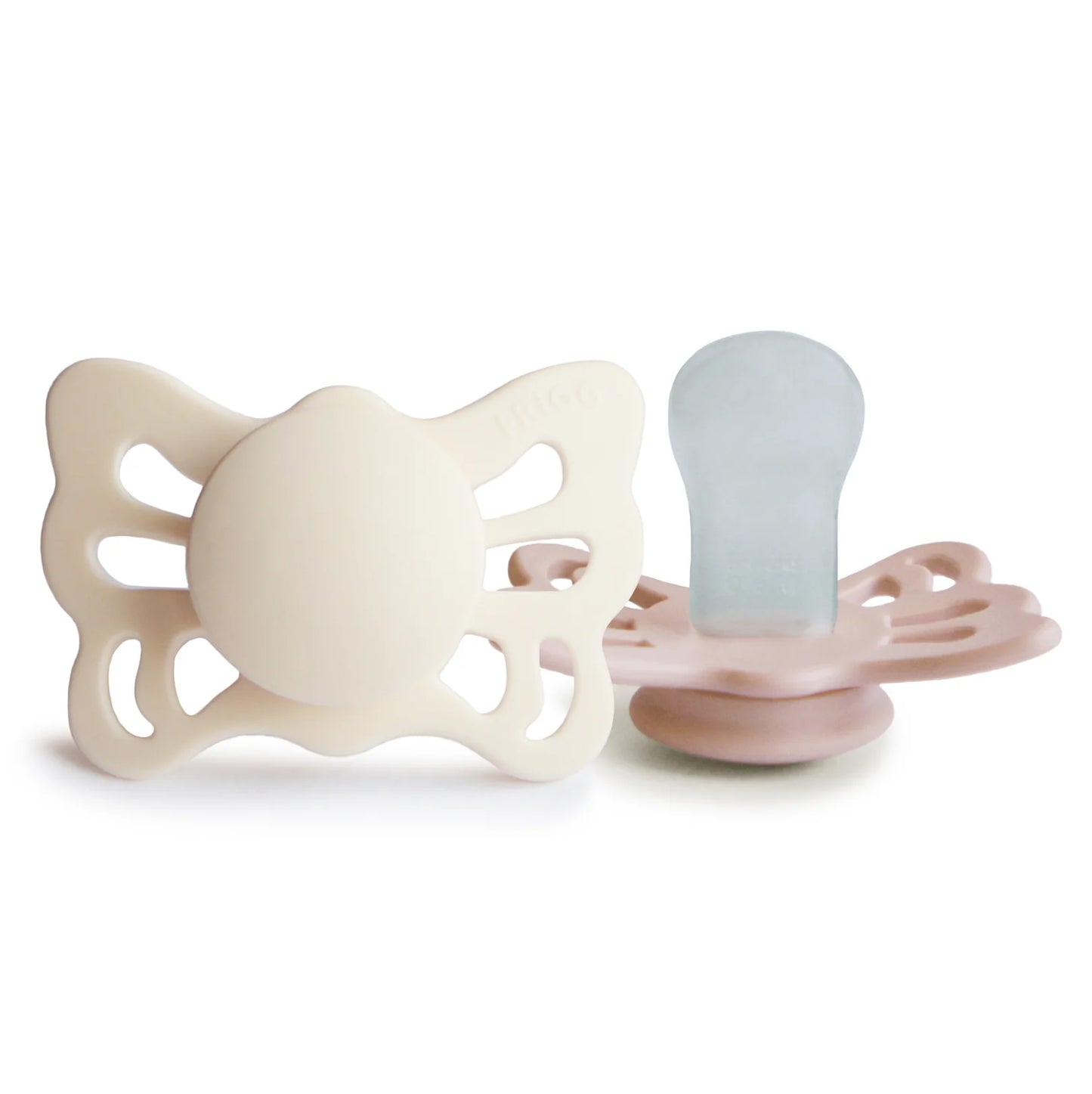 FRIGG butterfly anatomical silicone pacifier |2-pack| 0-6 months