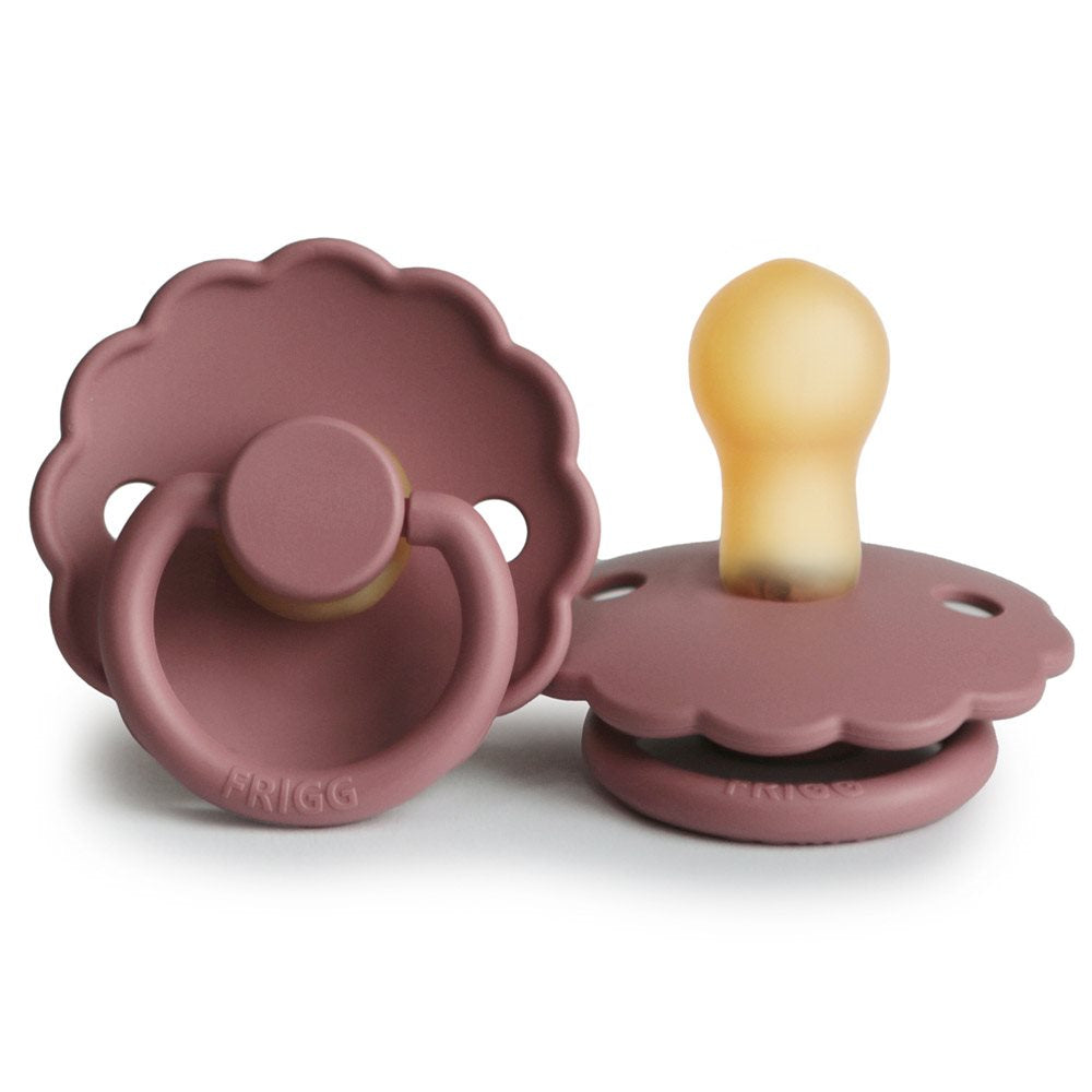 FRIGG natural rubber daisy pacifier