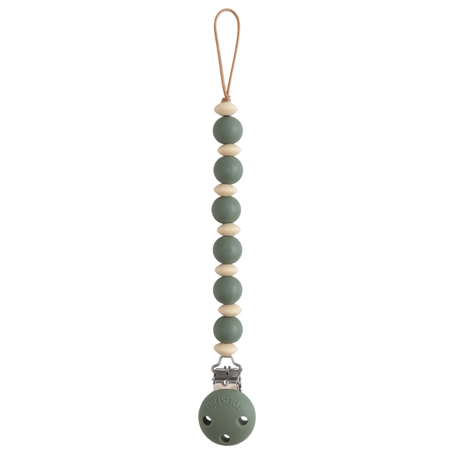 silicone pacifier clip | luna