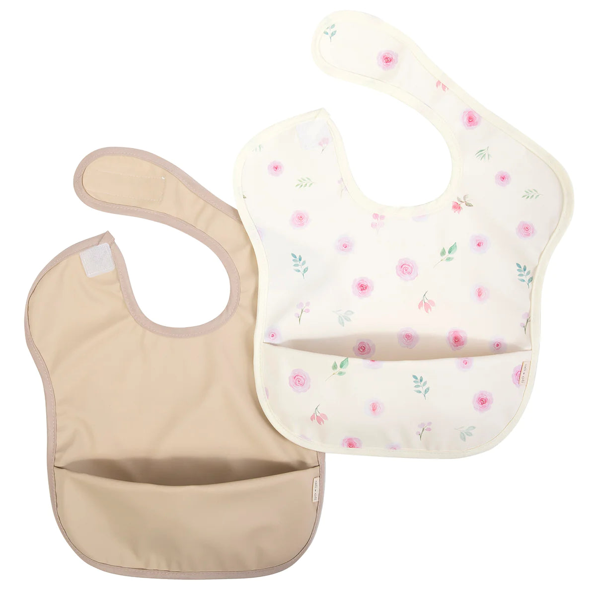 short sleeve smock bib (2 pack)